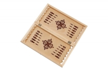 Шахматы + Шашки + Нарды &quot;Кировские&quot; (Россия, дерево, 40х20,5х5 см)