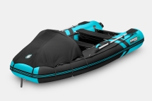 GLADIATOR E 350 PRO AIR Черно-бирюзовый моторная лодка ПВХ