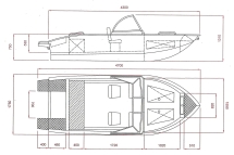 Алюминиевая лодка ALUTON 430 Fish Алюминиевая лодка ALUTON 430 Fish