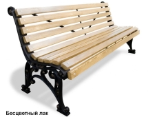 Скамейка уличная Удача, Лиственница 0,6 м