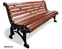 Скамейка уличная Удача, Лиственница 0,6 м