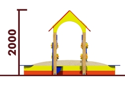 Песочный дворик 05012.21 для детской площадки, фото 2 Песочный дворик 05012.21 для детской площадки, фото 2