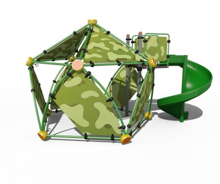Детский развивающий комплекс Теремок, паттерн &quot;Милитари&quot; СРО253.01.11, фото 1