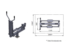 Уличный тренажер TORUDA "Орбитрек" Уличный тренажер TORUDA "Орбитрек"