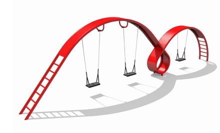 Качели ВСТ 5718 для дворов и парков, фото 1