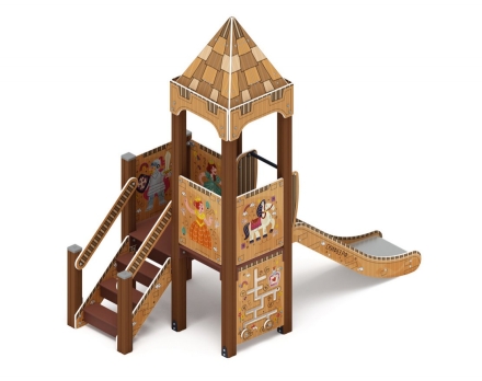 Детская игровая площадка Королевство (Картонное) ДИК 1.15.01-22 H=900, фото 4