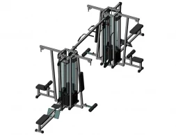 8-и позиционная станция с регулируемым блоком INTERATLETIK DREAM GYM 8-и позиционная станция с регулируемым блоком INTERATLETIK DREAM GYM