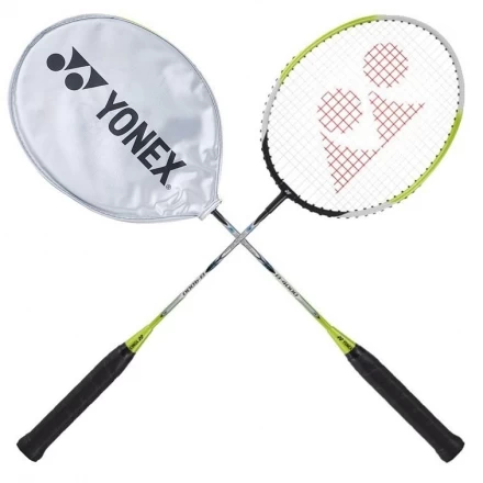 Ракетка бадминтонная Yonex Muscle, для начинающих, стальной стержень, фото 1