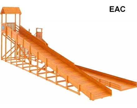 Зимняя горка Snow Fox 12 м с двумя скатами и выкатом 8 м, фото 4