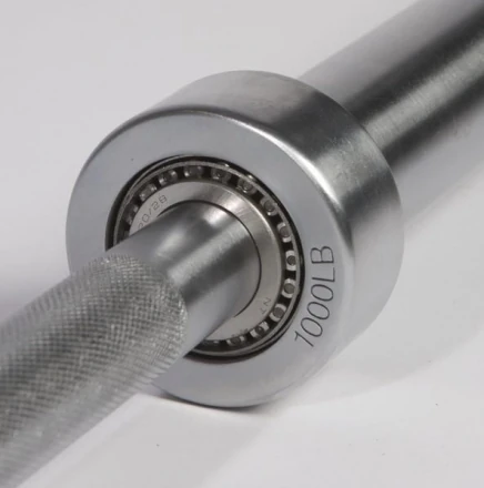 Гриф олимпийский прямой 86&quot;, до 453 кг, с упорными подшипниками, фото 2