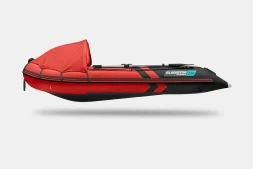 Gladiator C 330 AL ACTIVE Красно-черный моторная лодка ПВХ Алюминиевый пайол, фото 2
