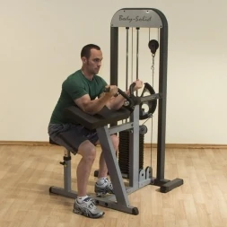 Блочный тренажер бицепс-трицепс с весовым стеком 95 кг, фото 3 Блочный тренажер бицепс-трицепс с весовым стеком 95 кг, фото 3