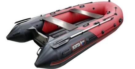 Лодка ПВХ Хантер 330 ПРО надувная под мотор, фото 3