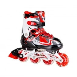 Ролики раздвижные алюм.рама Sunset BW-902-1 red