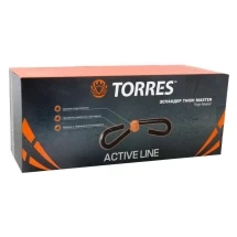 СЦ*Эспандер &quot;TORRES Thigh master&quot; арт.AL1009, пластиковая защита пружины, мягкие ручки, серо-оранж