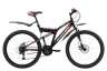 Изображение товара Велосипед Black One Descender FS 26 D Alloy чёрный/красный/белый 16