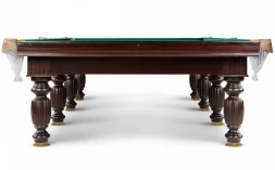 Бильярдный стол - Домашний Люкс 9 Футов, Русская пирамида, Сланец Orero 25 мм, фото 3