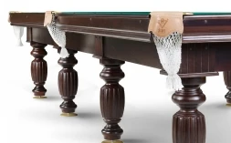 Бильярдный стол - Домашний Люкс 9 Футов, Русская пирамида, Сланец Orero 25 мм, фото 4