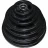 Диск обрезиненный ZSO черный &quot;3 HANDLE&quot; D-51, 20 кг