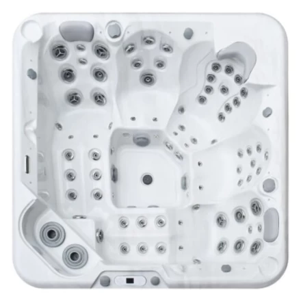 Гидромассажный бассейн IQUE Dreamline-II 2200-II-DD-BPM (WiFi+MICROSILK) (220х220х96 см), Brushedwalnut, фото 3