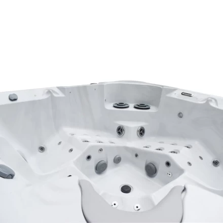 Гидромассажный бассейн IQUE Dreamline-II 2200-II-DD-BPM (WiFi+MICROSILK) (220х220х96 см), Brushedwalnut, фото 4