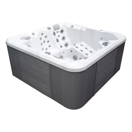 Гидромассажный бассейн IQUE Dreamline-II 2200-II-DD-BPM (WiFi+MICROSILK) (220х220х96 см), Brushedwalnut, фото 2