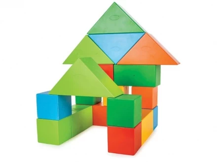 Набор из 30 геометрических фигур Pilsan Big Geometric Shapes (03-235-T), фото 2