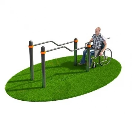 Брусья изогнутые в подъем СВС-119, фото 1