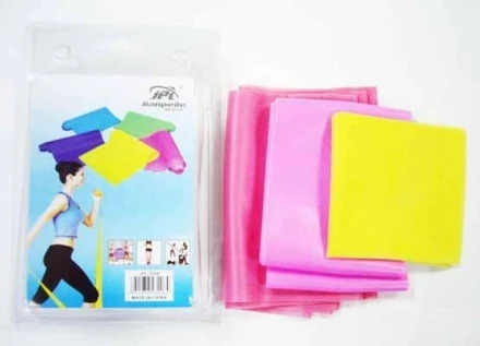 Эспандер резиновый ленточный (набор 3 шт), фото 1