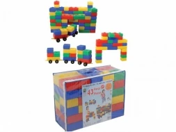 Набор блоков конструктора и колёс Pilsan Brick Block & Car (03-251) Набор блоков конструктора и колёс Pilsan Brick Block & Car (03-251)