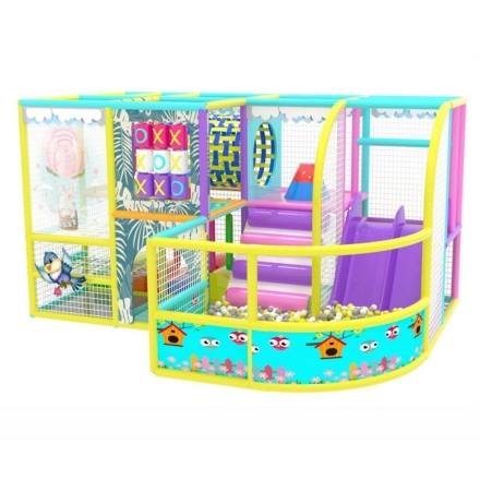 Детский игровой лабиринт «Клевер» 16,1м² (3,5*4,6*2,5м), фото 1