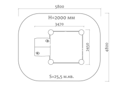Песочный дворик 05011.21 для детской площадки, фото 3 Песочный дворик 05011.21 для детской площадки, фото 3