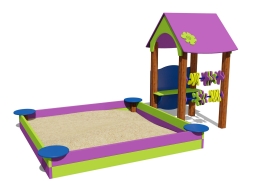 Песочный дворик 05011.21 для детской площадки, фото 1 Песочный дворик 05011.21 для детской площадки, фото 1