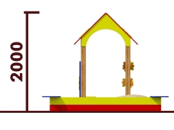Песочный дворик 05011.21 для детской площадки, фото 2 Песочный дворик 05011.21 для детской площадки, фото 2