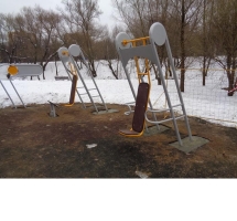 А-0112 Жим от груди уличный тренажер А-0112 Жим от груди уличный тренажер