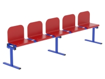 Трибуна разборная однорядная на 5 мест