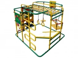 Спортивный комплекс "Формула здоровья" "Мурзилка S" зелёный/радуга, фото 2 Спортивный комплекс "Формула здоровья" "Мурзилка S" зелёный/радуга, фото 2