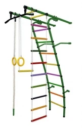 Спортивный комплекс "Формула здоровья" "Стелла-1С Плюс" зелёный/радуга Спортивный комплекс "Формула здоровья" "Стелла-1С Плюс" зелёный/радуга