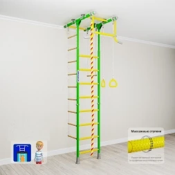 Детский спортивный комплекс Романа Комета 1 (ДСКМ-2-8.06.Т.490.18-08) зелёное яблоко, фото 2 Детский спортивный комплекс Романа Комета 1 (ДСКМ-2-8.06.Т.490.18-08) зелёное яблоко, фото 2