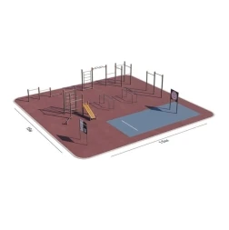 Спортивная площадка СП-1, фото 2 Спортивная площадка СП-1, фото 2