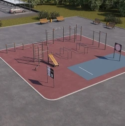 Спортивная площадка СП-1, фото 1 Спортивная площадка СП-1, фото 1