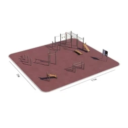 Спортивная площадка СП-5, фото 2 Спортивная площадка СП-5, фото 2