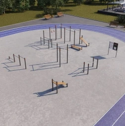 Спортивная площадка СП-5, фото 3 Спортивная площадка СП-5, фото 3