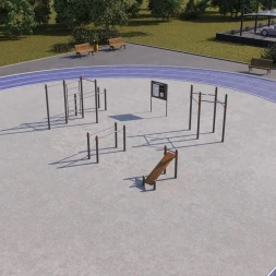 Спортивная площадка СП-6, фото 3 Спортивная площадка СП-6, фото 3