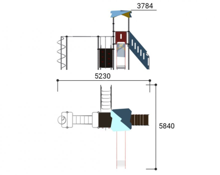 Детская площадка Romana 101.33.09, фото 4