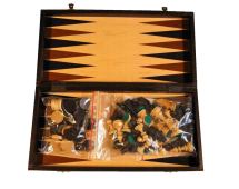 Нарды + Шашки + Шахматы &quot;Сенатор&quot; (Польша, дерево, 42х21х5см)