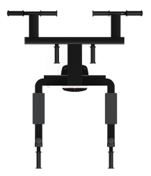 Турник три хвата+брусья (красный) - Уличный тренажер - СТ 012-11, фото 5 Турник три хвата+брусья (красный) - Уличный тренажер - СТ 012-11, фото 5