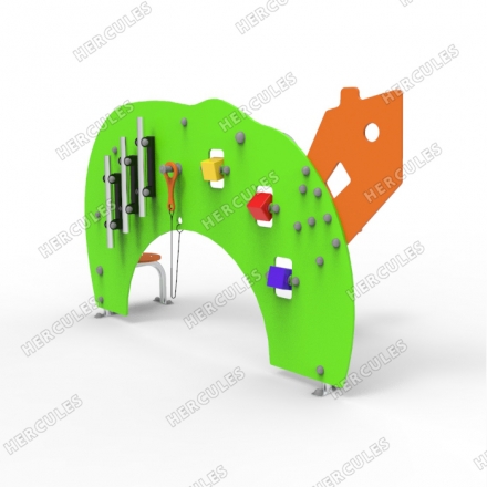 Игровой элемент Домик  для развития тактильных навыков, фото 9