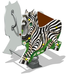 Качалка на пружине Зебра У1 КЧ079 для детской площадки Качалка на пружине Зебра У1 КЧ079 для детской площадки