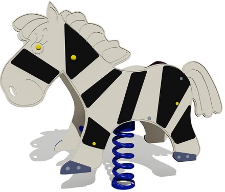 Качалка на пружине Зебра 04200 для детской площадки, фото 1